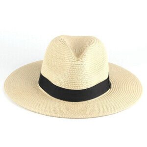 Fedora Straw Hat In Beige